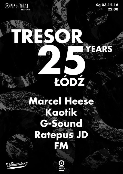 25YearsOfTresor 2016-12-03 #1